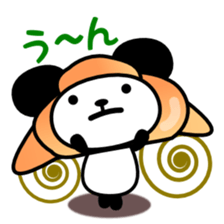 Feelings of panda bread sticker #2365862