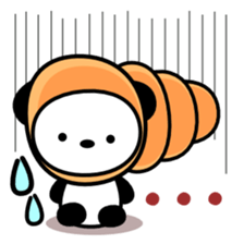 Feelings of panda bread sticker #2365864