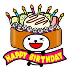 Feelings of panda bread sticker #2365871