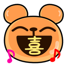 Feelings of panda bread sticker #2365874