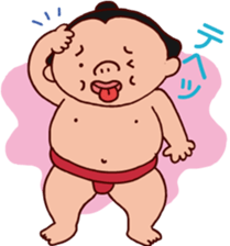Sumo wrestler DOSUKOI sticker #2365928