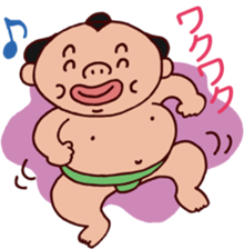 Sumo wrestler DOSUKOI sticker #2365937