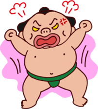 Sumo wrestler DOSUKOI sticker #2365944