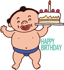 Sumo wrestler DOSUKOI sticker #2365955