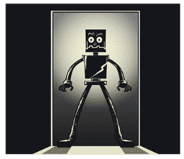 Button The Robo sticker #2366651