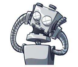 Button The Robo sticker #2366656