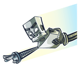 Button The Robo sticker #2366660