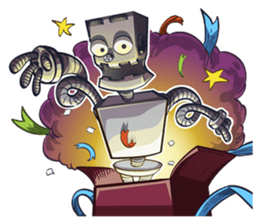 Button The Robo sticker #2366665