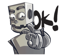 Button The Robo sticker #2366666