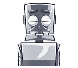 Button The Robo sticker #2366669