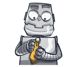 Button The Robo sticker #2366672