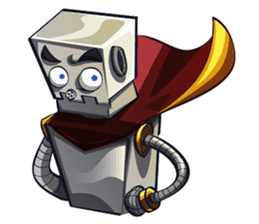 Button The Robo sticker #2366674