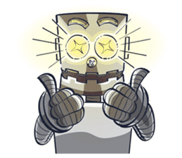 Button The Robo sticker #2366677