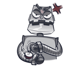 Button The Robo sticker #2366678