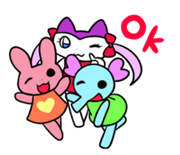 Animal girls sticker #2366922