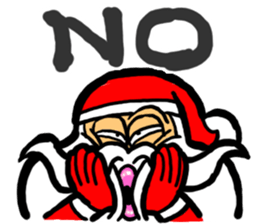 Hard work Santa Claus customers sticker #2367321