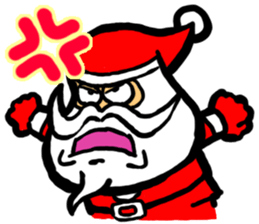 Hard work Santa Claus customers sticker #2367323