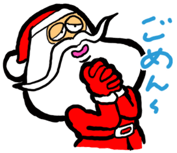 Hard work Santa Claus customers sticker #2367332