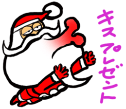 Hard work Santa Claus customers sticker #2367334