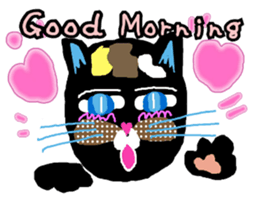 Michelangelo of the black cat sticker #2367640