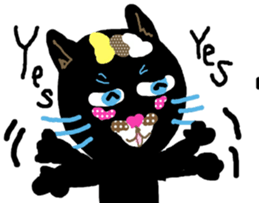 Michelangelo of the black cat sticker #2367648