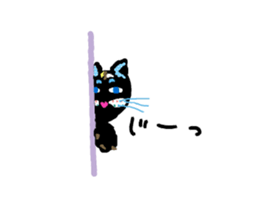 Michelangelo of the black cat sticker #2367651