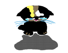 Michelangelo of the black cat sticker #2367662