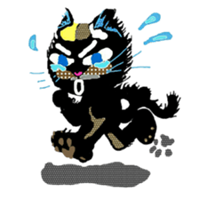 Michelangelo of the black cat sticker #2367666