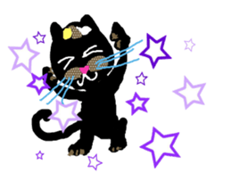 Michelangelo of the black cat sticker #2367667