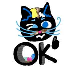 Michelangelo of the black cat sticker #2367669