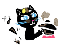 Michelangelo of the black cat sticker #2367672