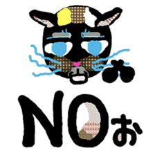 Michelangelo of the black cat sticker #2367673