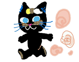 Michelangelo of the black cat sticker #2367675