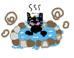 Michelangelo of the black cat sticker #2367677