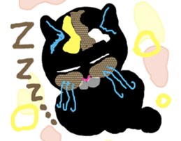 Michelangelo of the black cat sticker #2367678