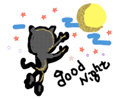 Michelangelo of the black cat sticker #2367679