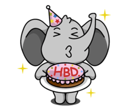 MEMO Elephant sticker #2368074