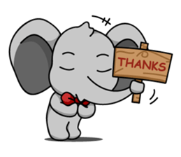 MEMO Elephant sticker #2368078