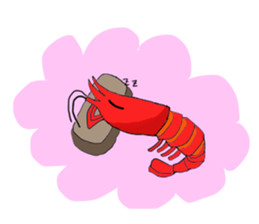 Shrimp sticker sticker #2368125