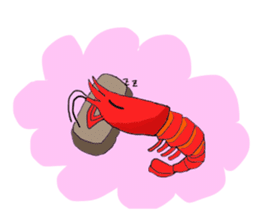 Shrimp sticker sticker #2368125