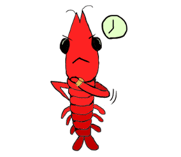 Shrimp sticker sticker #2368136