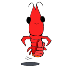 Shrimp sticker sticker #2368137