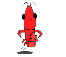 Shrimp sticker sticker #2368137