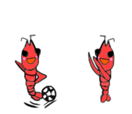 Shrimp sticker sticker #2368143