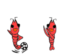 Shrimp sticker sticker #2368143