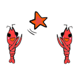Shrimp sticker sticker #2368145