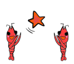 Shrimp sticker sticker #2368145