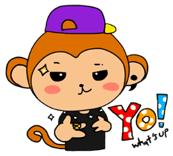 HipHop Monkey sticker #2368520