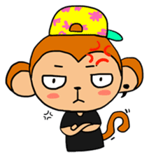 HipHop Monkey sticker #2368536