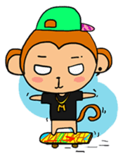 HipHop Monkey sticker #2368556